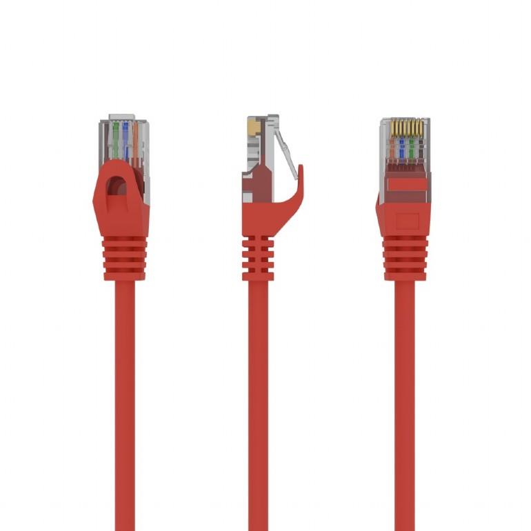 PATCH CABLE CAT6 UTP 5M/RED PP6U-5M/R GEMBIRD