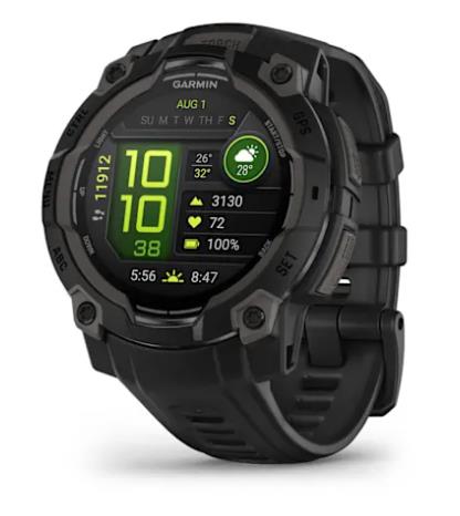 SMARTWATCH INSTINCT 3 AMOLED/BLACK/BLK 010-02936-00 GARMIN