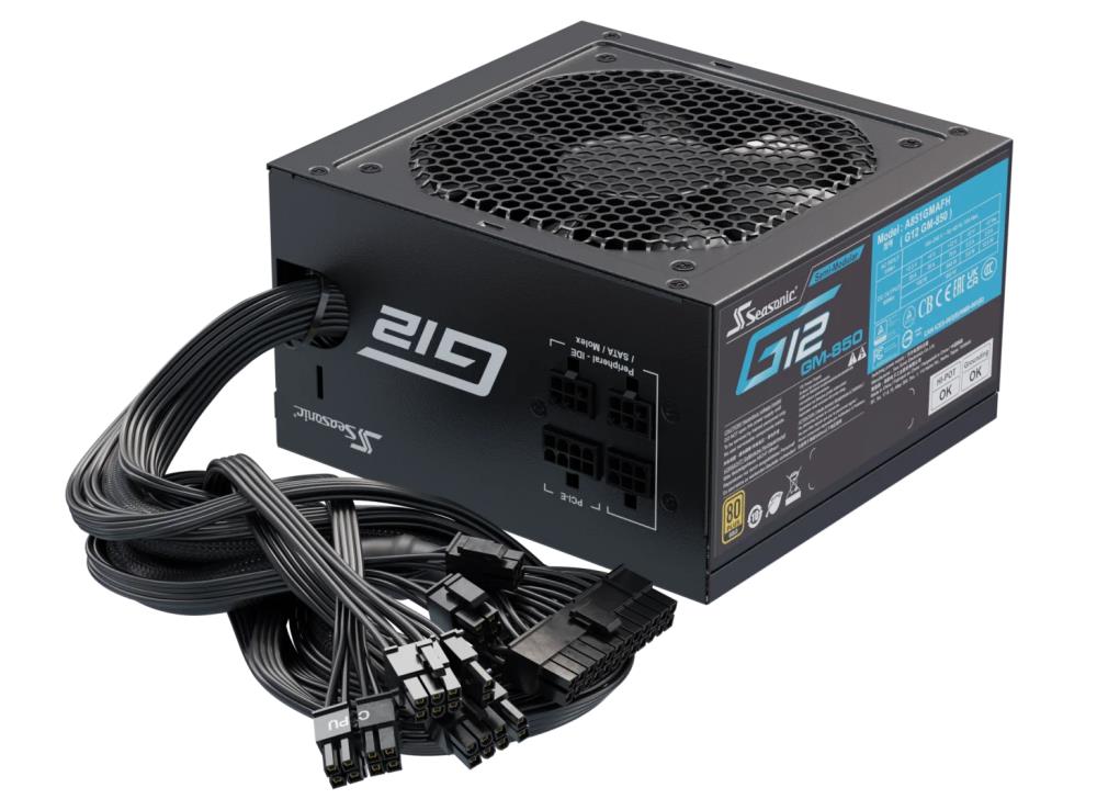 SEASONIC G12 GM 850 Watts Efficiency 80 PLUS GOLD