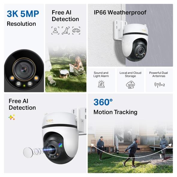 WRL CAMERA PAN/TILT/TAPO C530WS TP-LINK