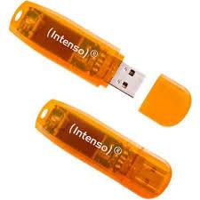 MEMORY DRIVE FLASH USB2 2X64GB/RAINBOW 3502492 INTENSO