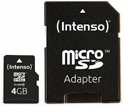 MEMORY MICRO SDHC 4GB C4/3403450 INTENSO