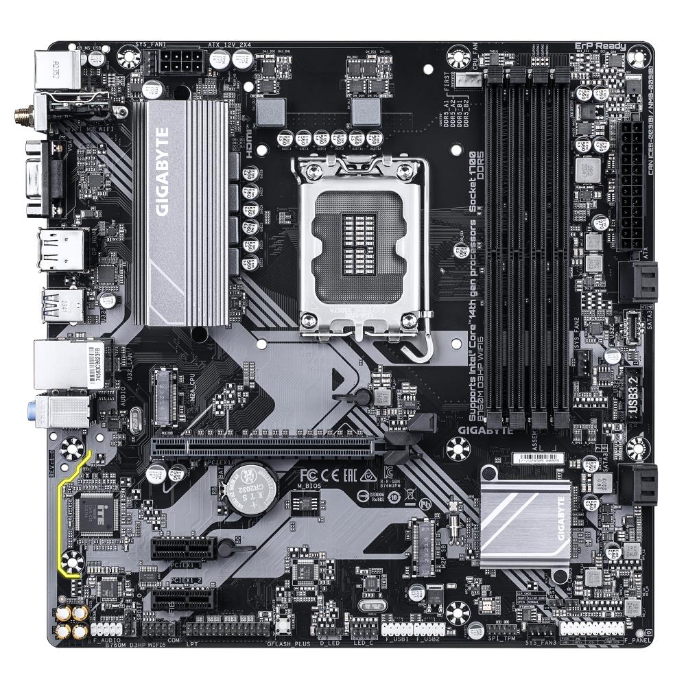 GIGABYTE Intel B760 Express LGA1700 Micro-ATX