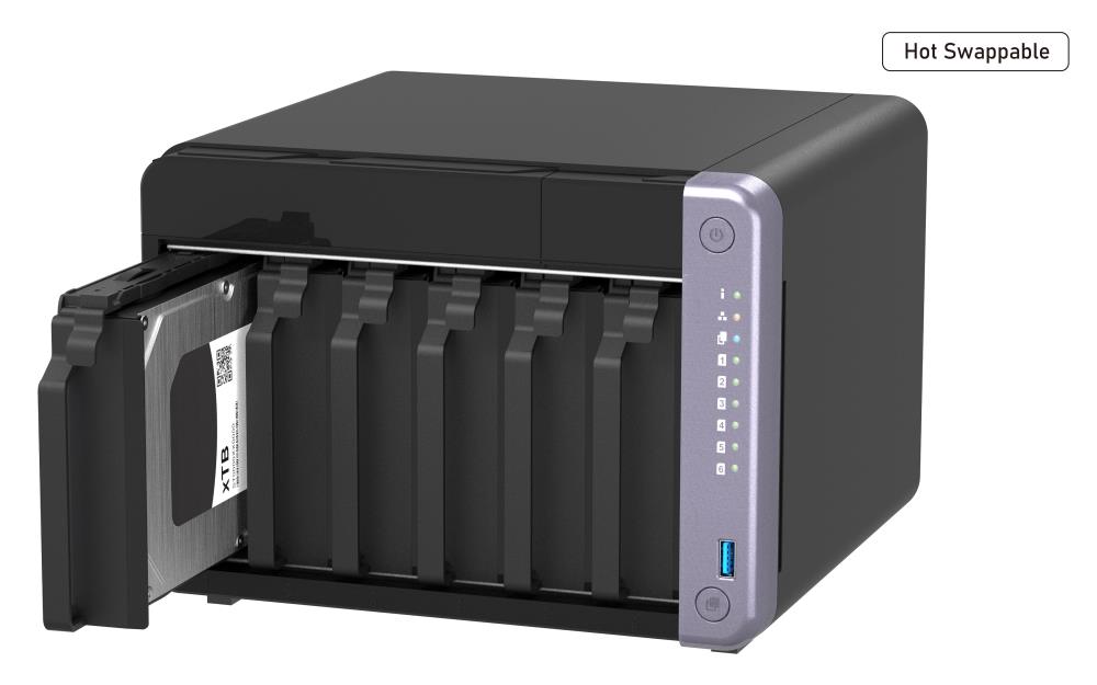 NAS STORAGE TOWER 6BAY 10GB/TS-632X-4G QNAP