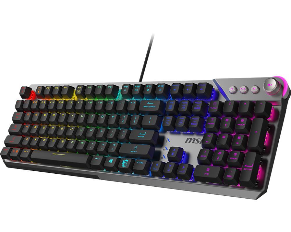 KEYBOARD GAMING BLACK US/STRIKE 600 SILENT MSI