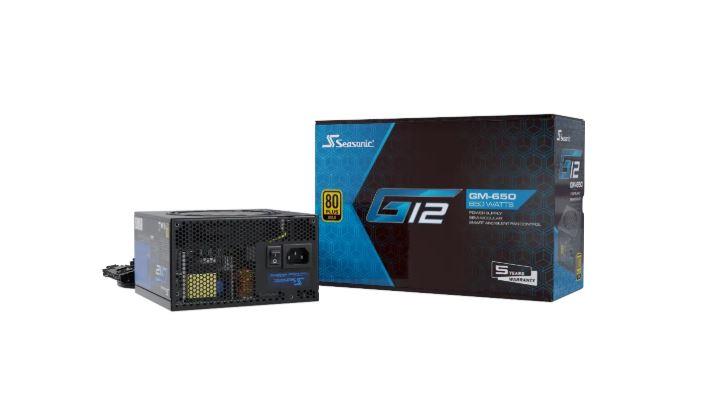 SEASONIC G12 GM 650 Watts Efficiency 80 PLUS GOLD