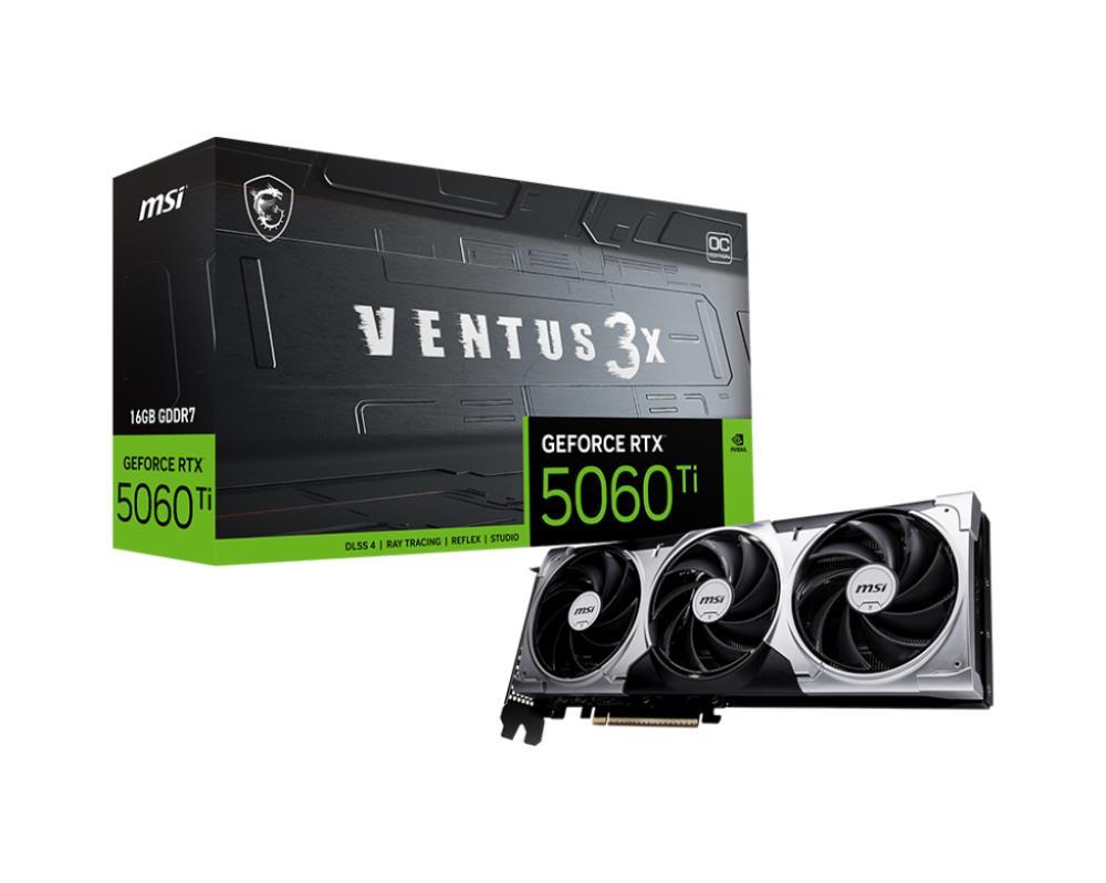 MSI NVIDIA GeForce RTX 5060 Ti 16 GB GDDR7