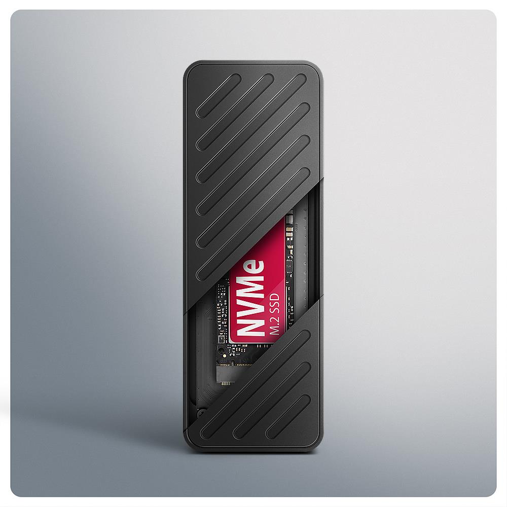 SSD ACC ENCLOSURE M.2 NVME/USB-C EEM2-20G AXAGON