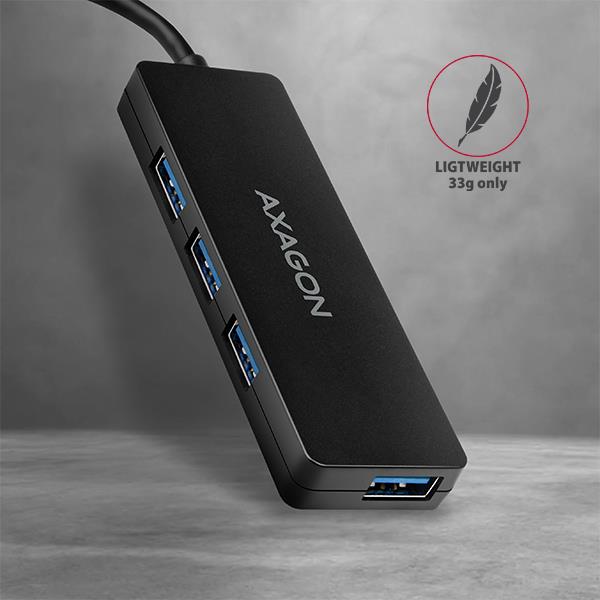 I/O HUB USB3.2 4PORT SLIM/0.14M HUE-G1A AXAGON