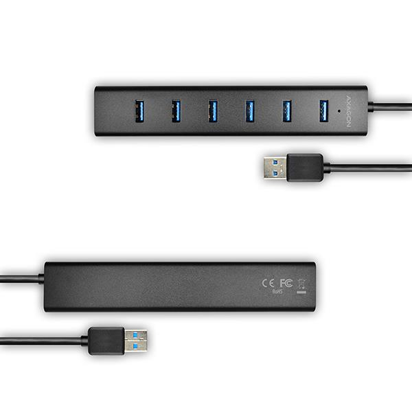 I/O HUB USB3.0 7PORT CHARGING/W/AC 1.2M HUE-SA7BP AXAGON