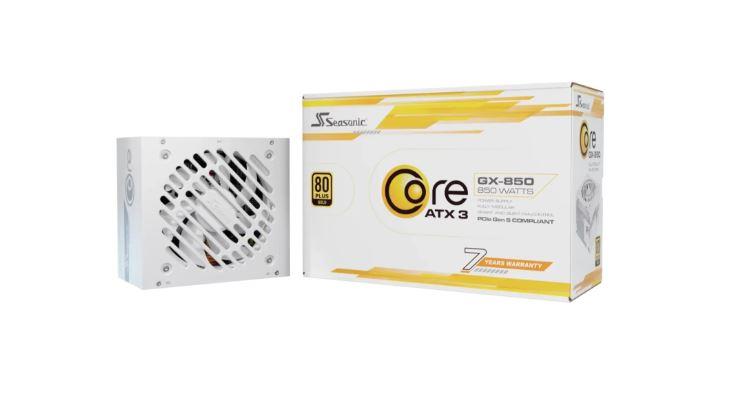 SEASONIC CORE GX White 850 Watts Efficiency 80 PLUS GOLD