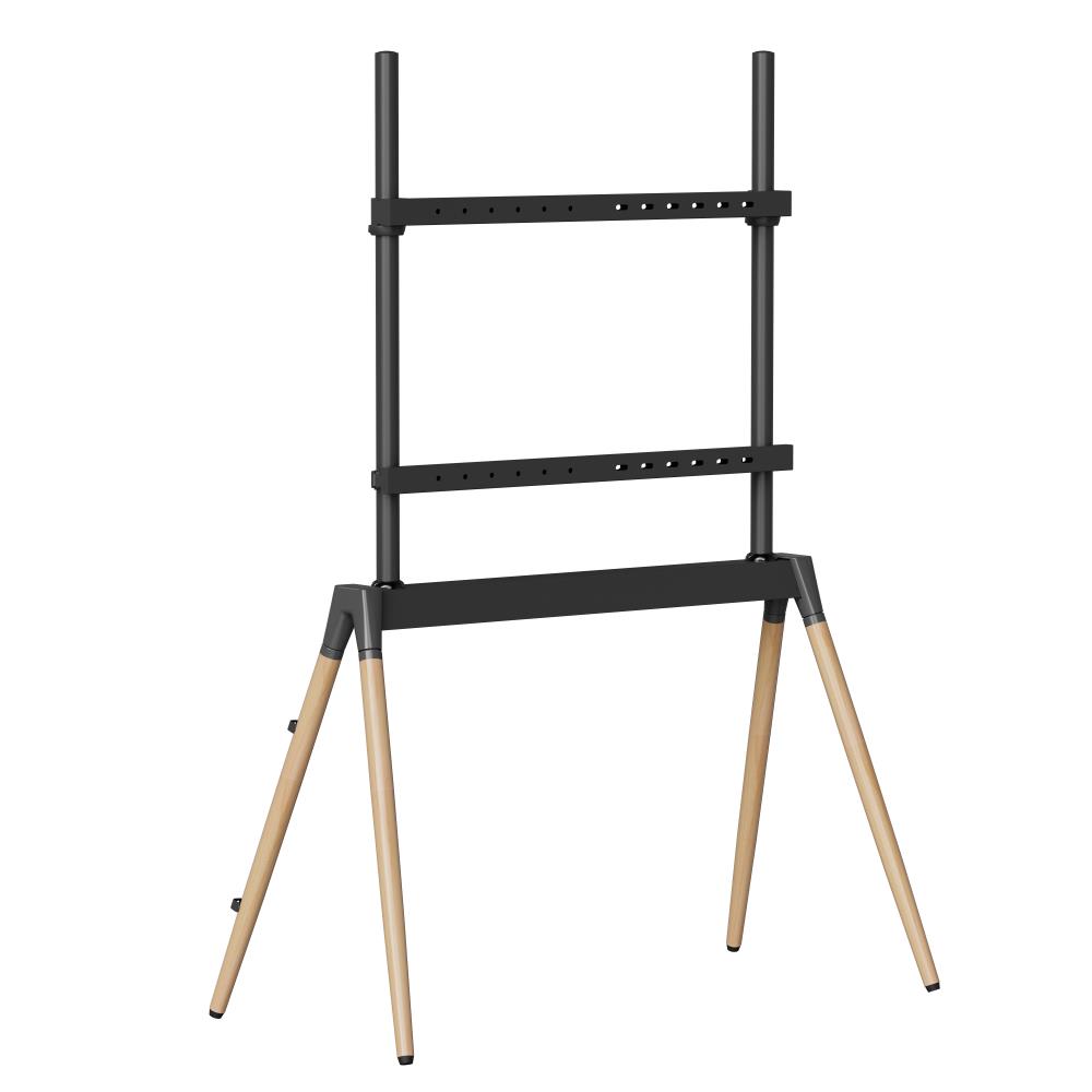 TV SET ACC FLOOR STAND 55-86"/BLK/WOOD TVS-86F-01-BK GEMBIRD