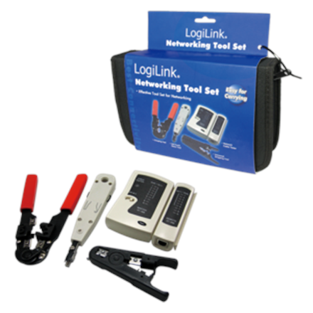 Logilink Networking Tool Set with Bag