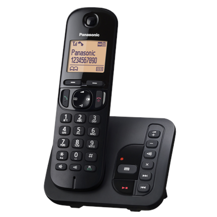 Panasonic Cordless KX-TGC220FXB Black