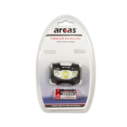 Arcas Headlight ARC5 1 LED+2 Flood light LEDs