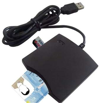 Transcend SMART CARD READER USB PC/SC Black