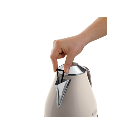 Delonghi KBOV 2001.BG Standard kettle 2000 W 1.7 L Stainless steel 360° rotational base Beige