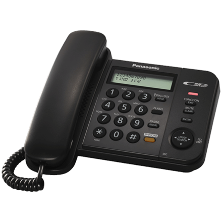 Panasonic Corded KX-TS580FXB Built-in display