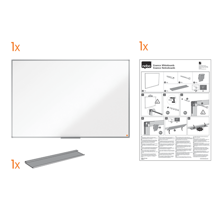 Magnetinė balta lenta Nobo Essence Steel 900x600mm (1905210)