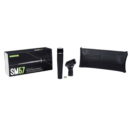 Shure Instrument Microphone SM57-LCE Black