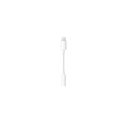 Apple Lightning to 3.5 mm Headphone Jack Adapter  White