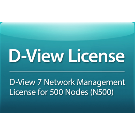 D-Link | License for D-View 7.0. | DV-700-N500-LIC_ | 0 month(s)