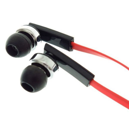 Gembird Porto earphones with microphone and volume control with flat cable 3.5 mm