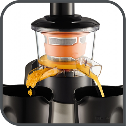 TEFAL Slow Juicer ZC255B38 Type Electric Silver/ black 200 W Extra large fruit input Number of speed