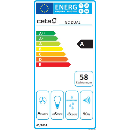 CATA Hood GC DUAL A 45 XGBK Canopy