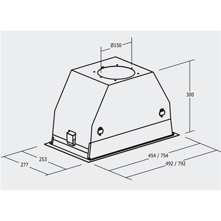 CATA Hood GC DUAL A 75 XGBK Canopy