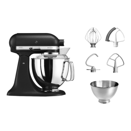 KitchenAid | Mixer | Artisan Elegance 5KSM175PSEBK | 300 W | Number of speeds 10 | Bowl capacity 4.8