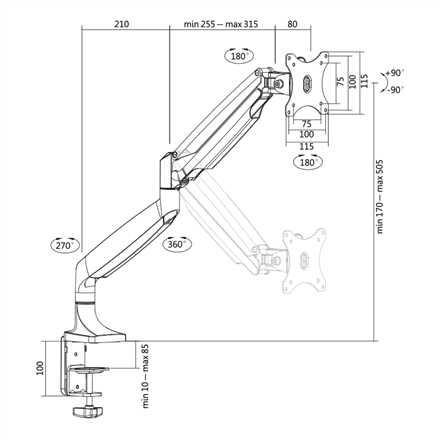 Logilink Desk Mount