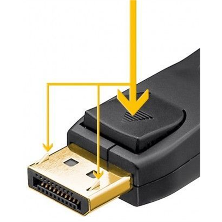 Goobay DisplayPort connector cable 1.2 65924 3 m