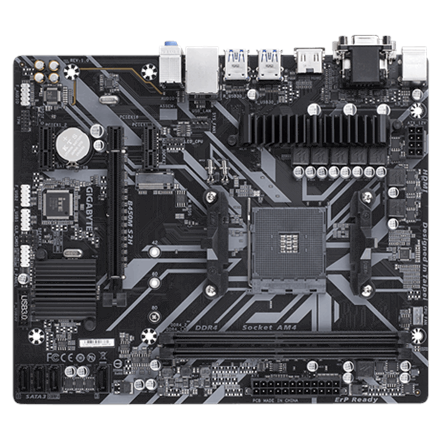 Gigabyte B450M S2H Processor family AMD