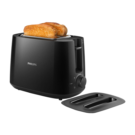 Philips Daily collection toaster HD2582/90 Power 900 W Number of slots 2 Housing material Plastic Bl