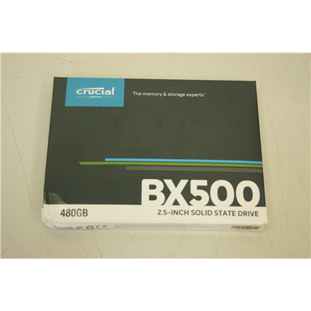 SALE OUT. Crucial BX500 SSD 480 GB Crucial BX500 NO ORIGINAL PACKAGING