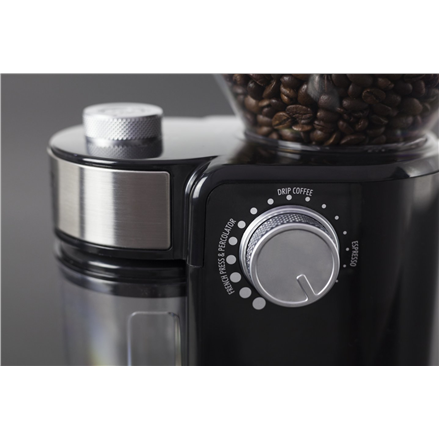 Caso Coffee grinder Barista Crema Black