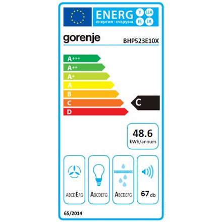 Gorenje Hood BHP523E10X Telescopic