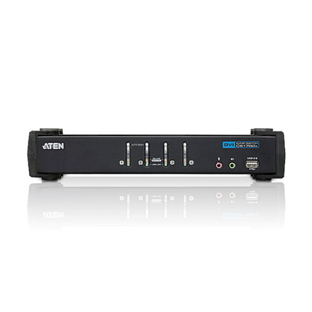 Aten 4-Port USB DVI/Audio KVMP Switch Aten | 4-Port USB DVI/Audio KVMP™ Switc