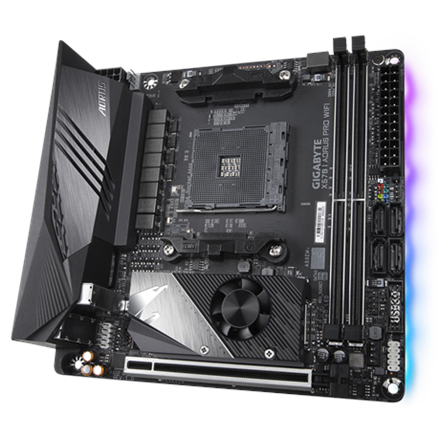 Gigabyte X570 I AORUS PRO WIFI Processor family AMD