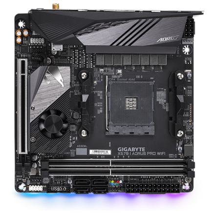 Gigabyte X570 I AORUS PRO WIFI Processor family AMD