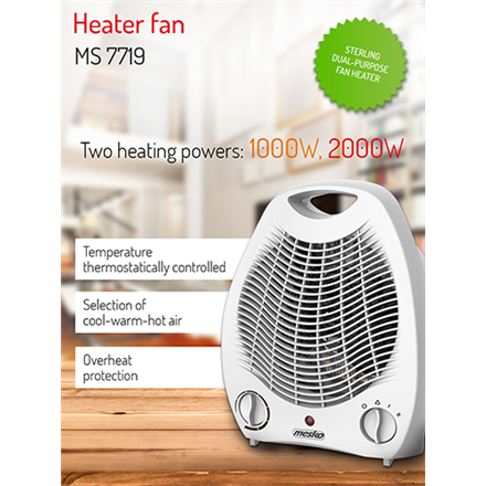 Mesko Heater MS 7719 Fan heater