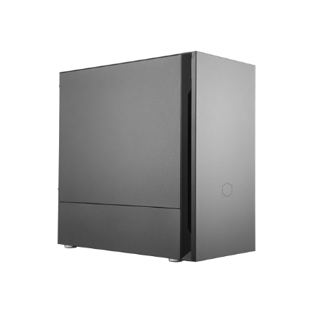 Cooler Master Silencio S400 with Steel side panel Black  Mini ITX