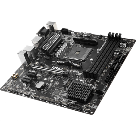 MSI B450M PRO-VDH MAX Processor family AMD