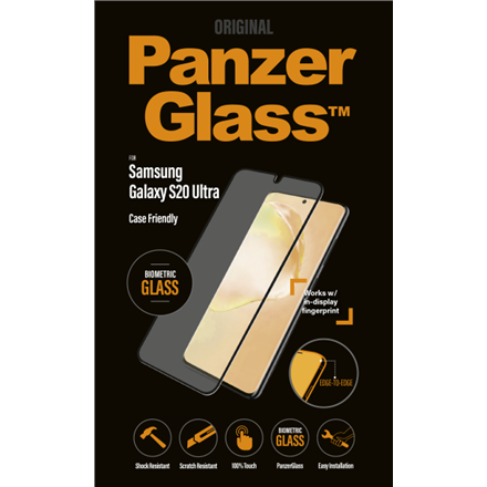PanzerGlass Samsung Galaxy S20 Ultra CF Black Biometric
