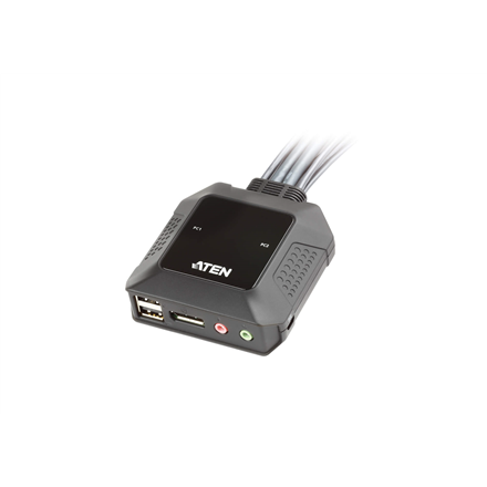 Aten USB DisplayPort Cable with Remote Port Selector CS22DP 2-Port KVM Switch