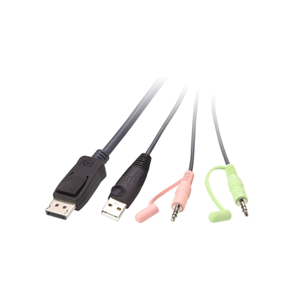 Aten USB DisplayPort Cable with Remote Port Selector CS22DP 2-Port KVM Switch