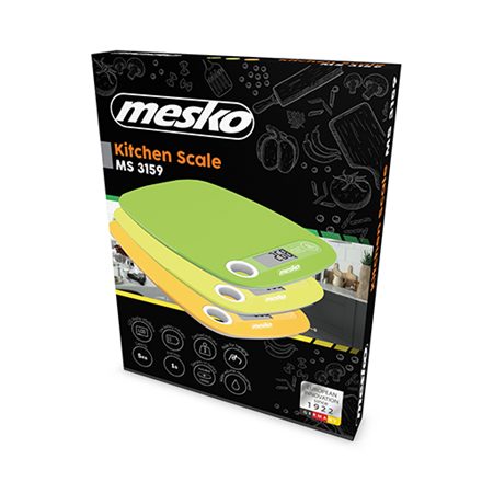 Mesko Kitchen scale MS 3159g Maximum weight (capacity) 5 kg