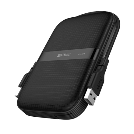 Silicon Power Portable Hard Drive Armor A60 1000 GB USB 3.2 Black