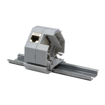 Logilink DIN Rail Adapter for 1x RJ45 Keystone Module MP0053